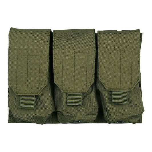 Portmagazie Triple M4 Mag Pouch Verde - Stocare Eficientă & Acces Rapid