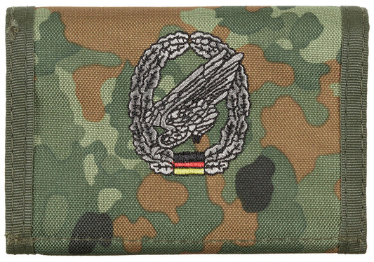 Portofel BW "Fallschirmjäger" Flecktarn MFH - Velcro, Comp. Multiple
