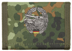 Portofel BW "Panzer" Flecktarn MFH - Închidere Velcro, 2 Compartimente CI