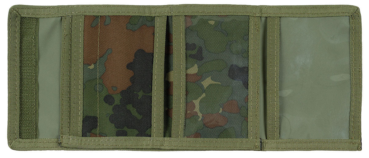 Portofel BW Sanitäter Flecktarn MFH - Închidere Velcro, Multiple Compartimente