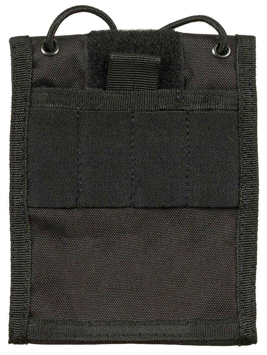 Portofel de Gât Brustbeutel Negru MFH - Sistem Velcro, Fereastră ID