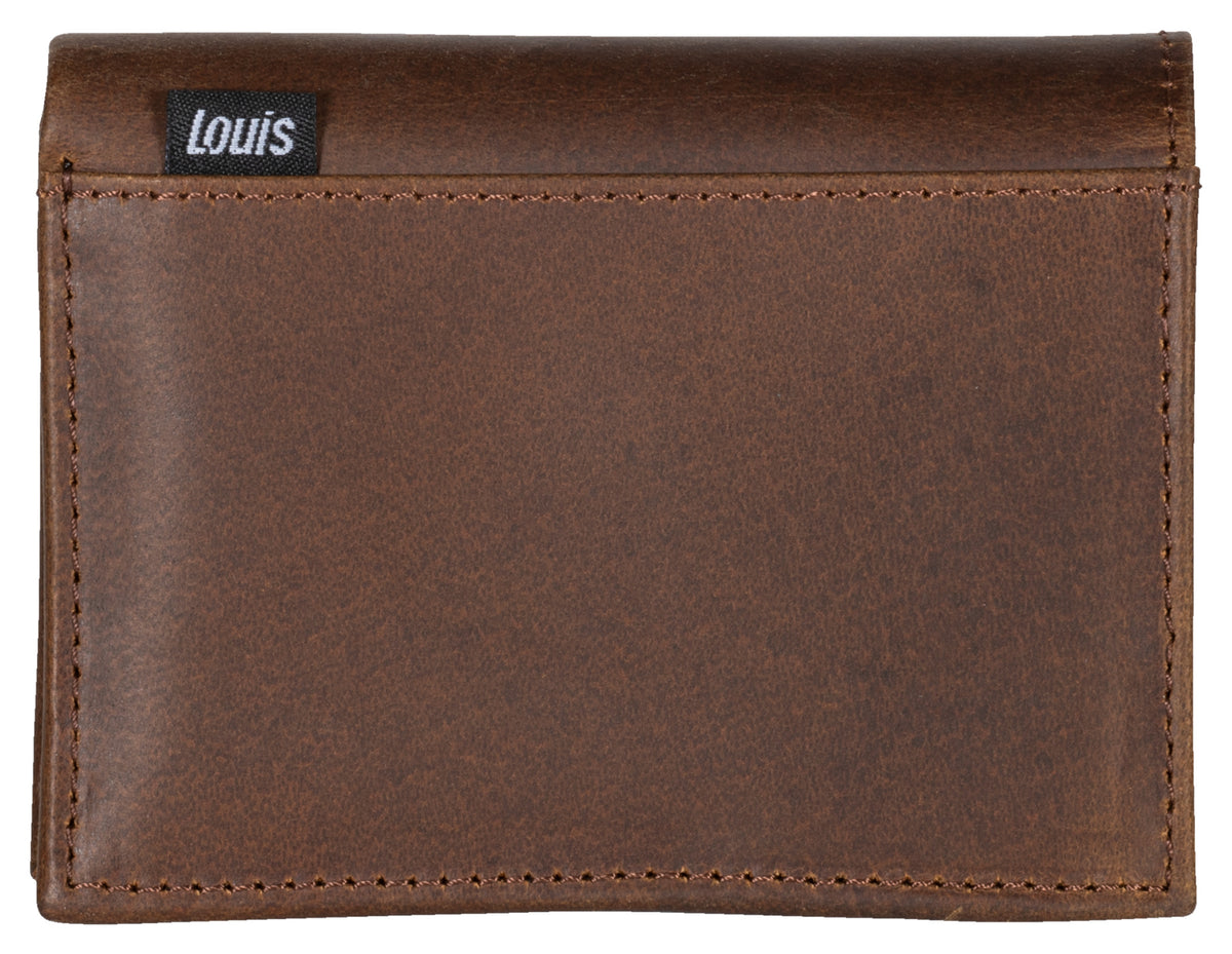 Portofel Piele Maro Louis - Compartimente Multiple, Inel Cheie