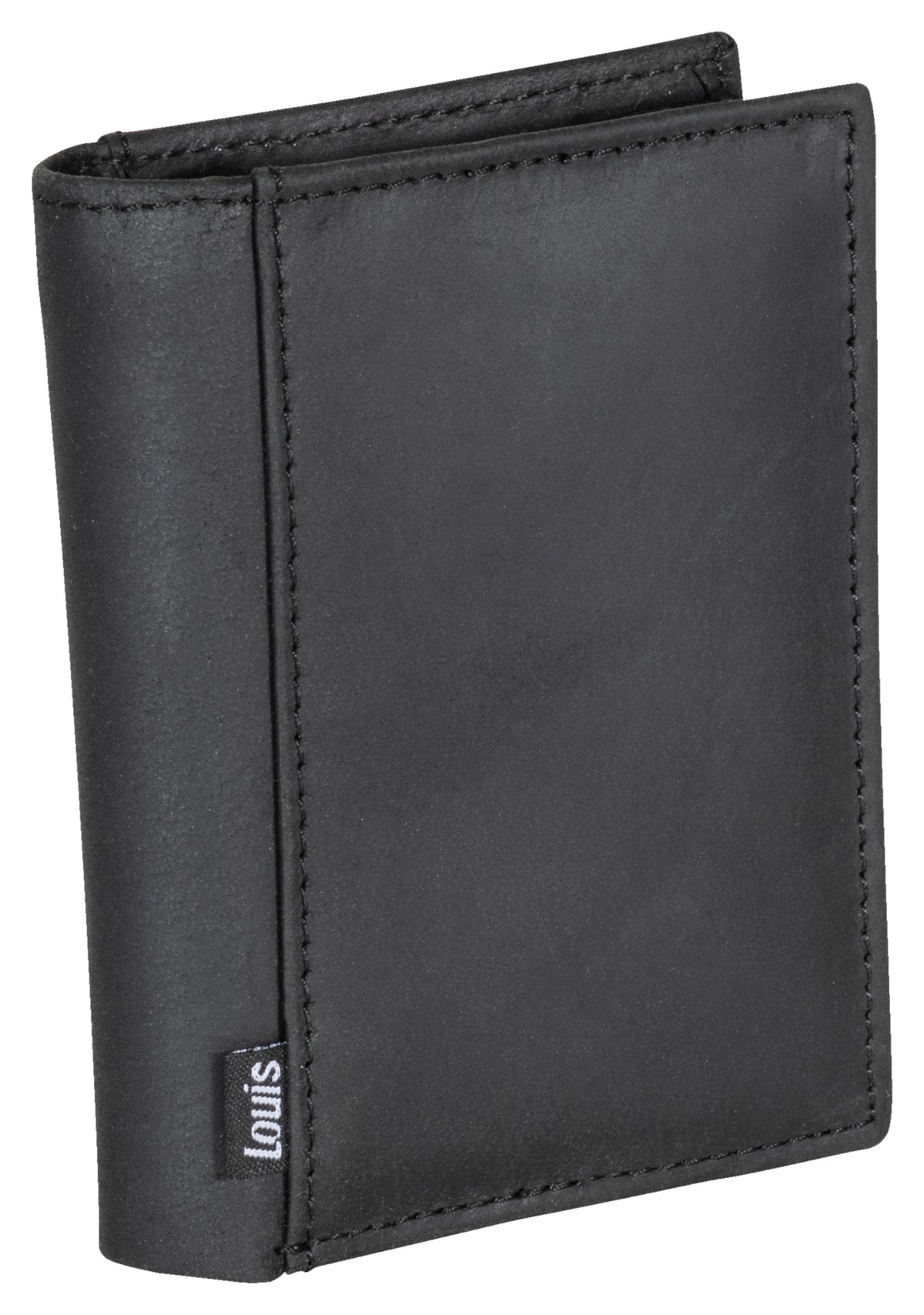 Portofel Piele Negru Louis - Compartimente Multiple