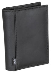 Portofel Piele Negru Louis - Compartimente Multiple