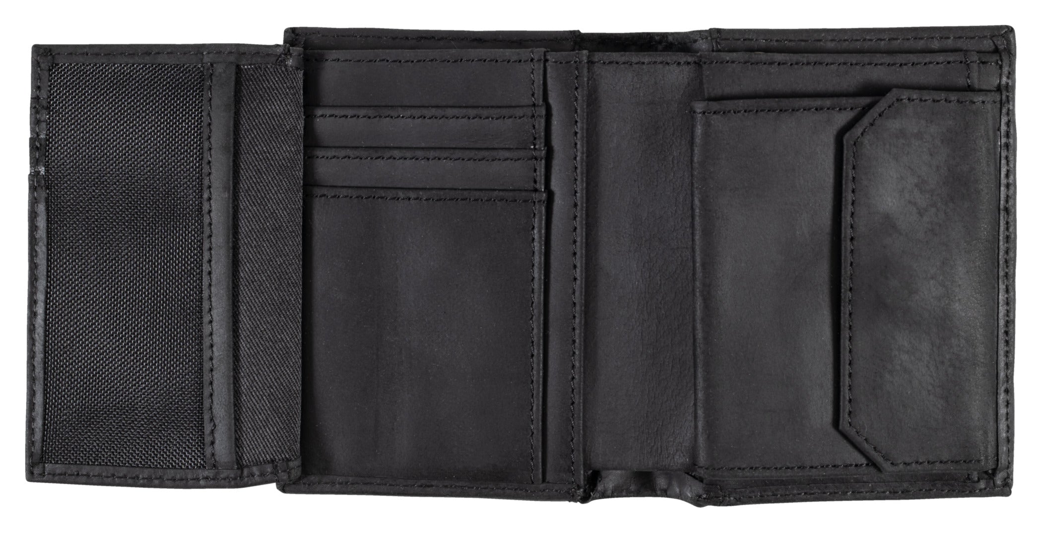 Portofel Piele Negru Louis - Compartimente Multiple