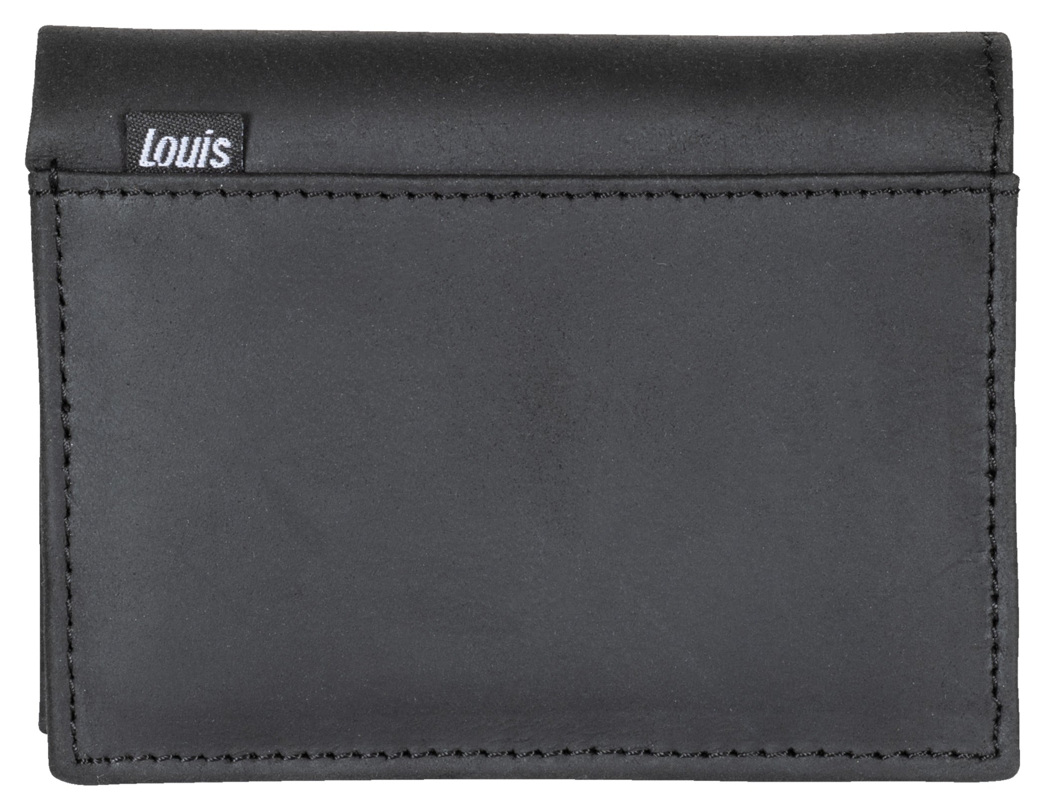 Portofel Piele Negru Louis - Compartimente Multiple