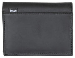 Portofel Piele Negru Louis - Compartimente Multiple