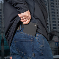 Portofel Slim Elite M-Tac - Negru, Compact și Rezistent
