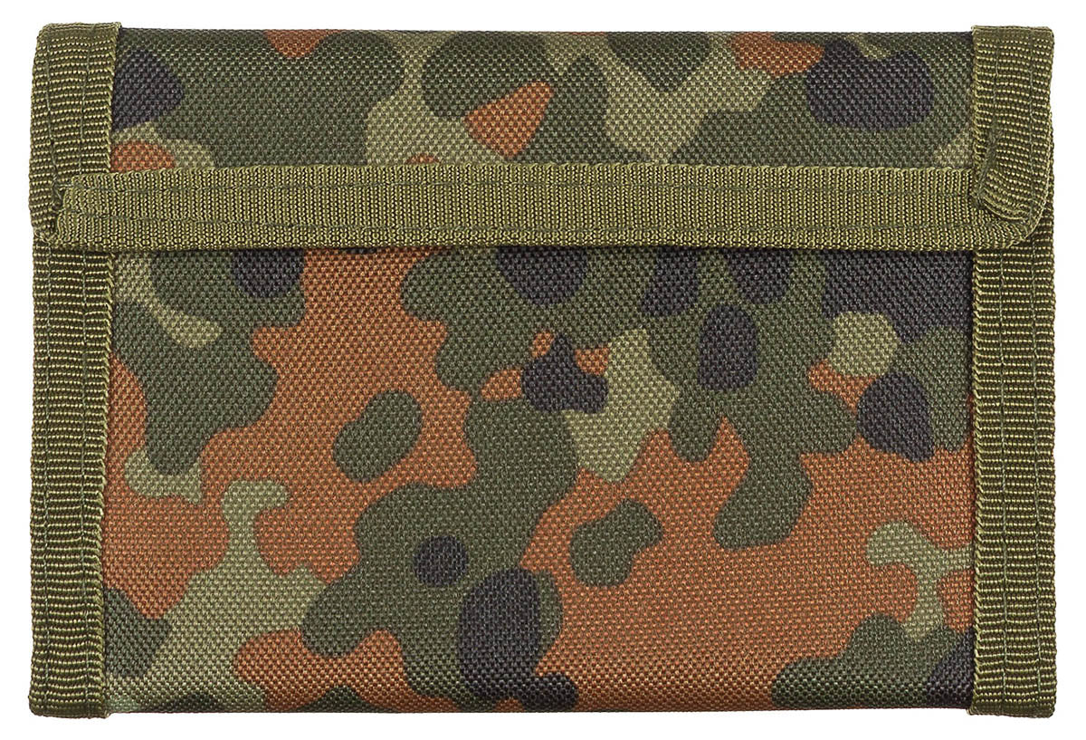 Portofele Portofel Tactic Flecktarn Camo BW MFH - Velcro, Curea Gât