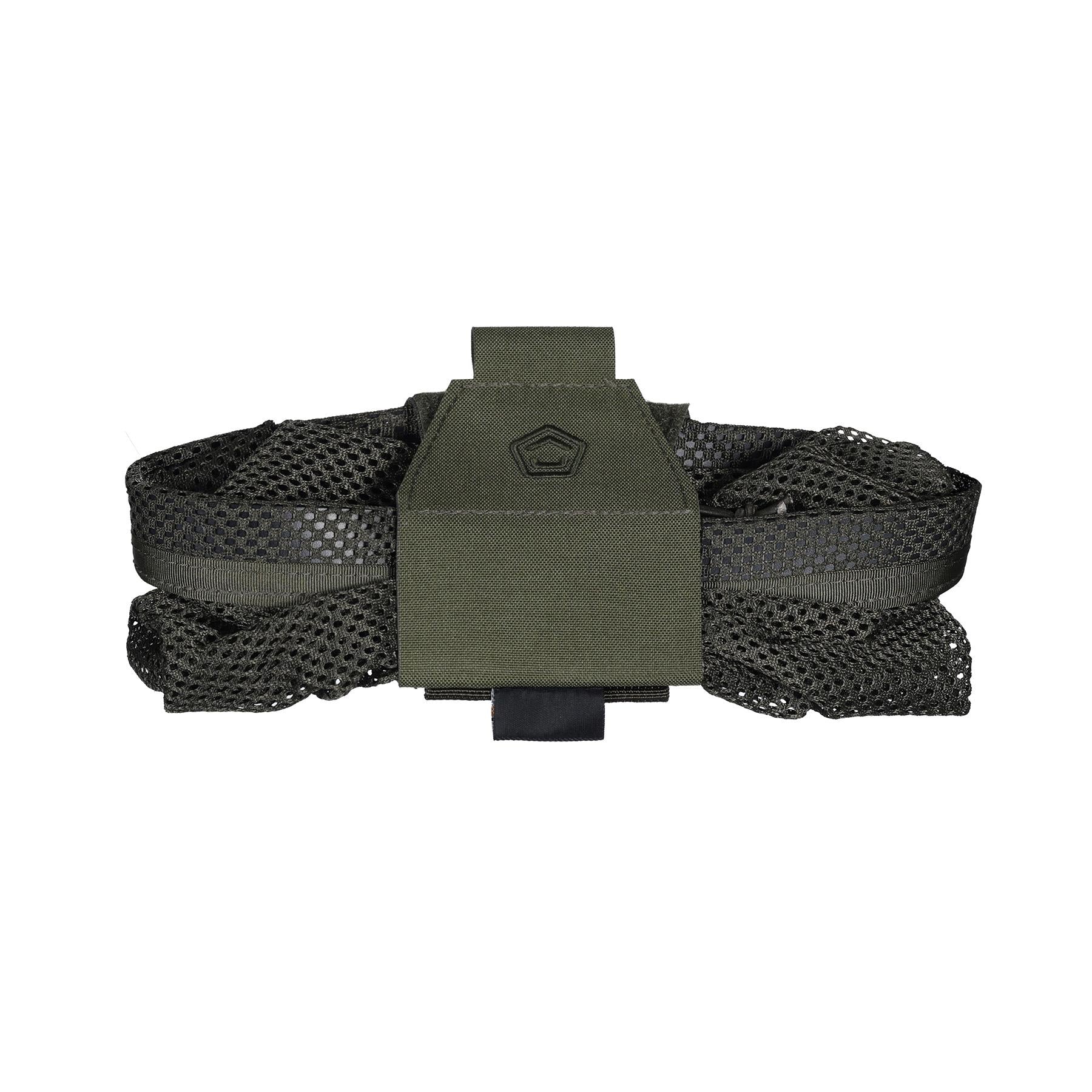 Pouch Amina Foldable Mesh Dump Pouch RAL7013 Pentagon Tactical - Retenție Controlată și Dispoziție Rapidă