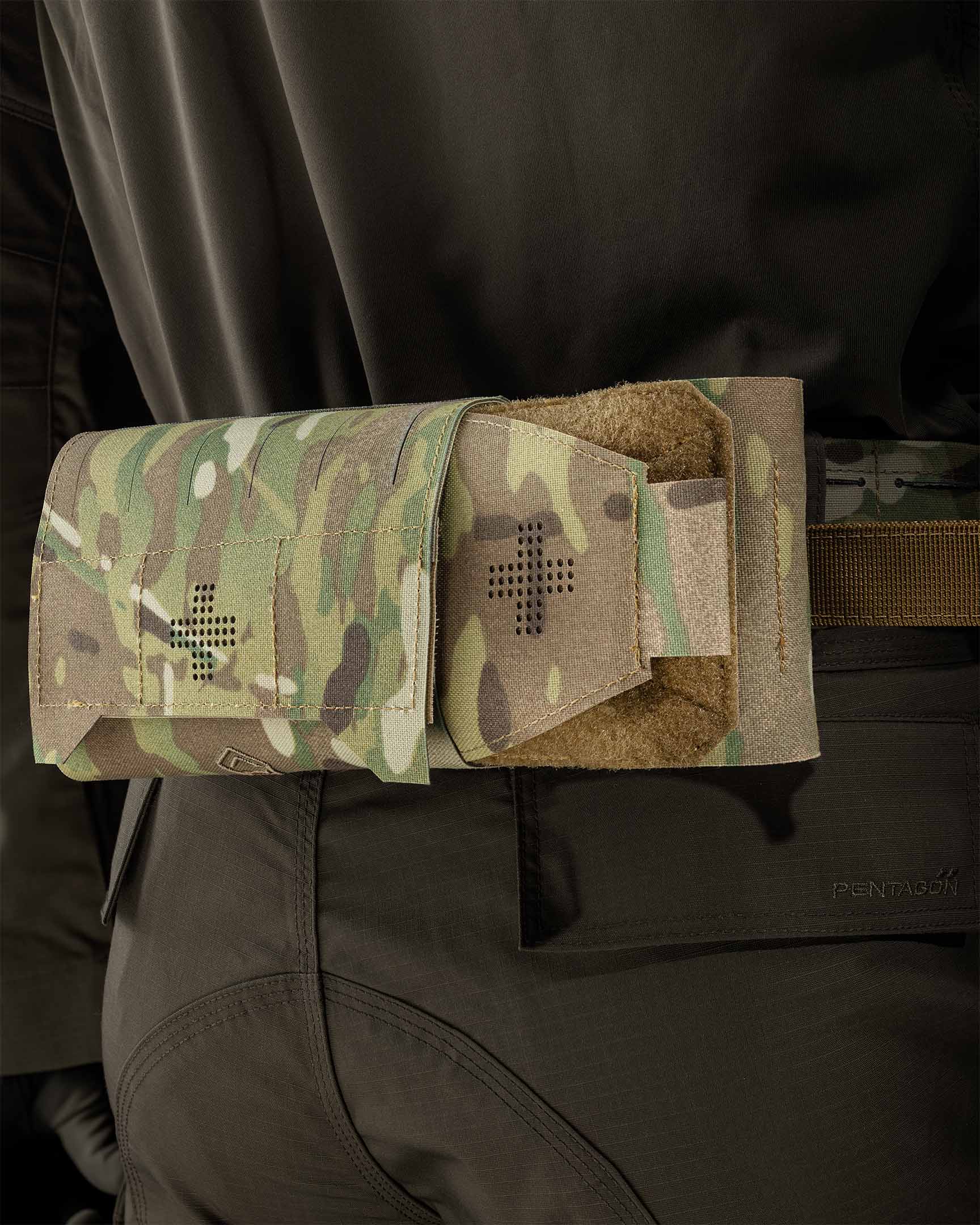 Pouch Amina Horizontal Med Pouch Multicam ® -Mc Multicam Pentagon Tactical - Pregătit pentru orice Urgență