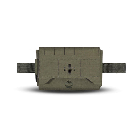 Pouch Amina Horizontal Med Pouch RAL7013 Pentagon Tactical - Răspuns Rapid și Eficiență Maximă