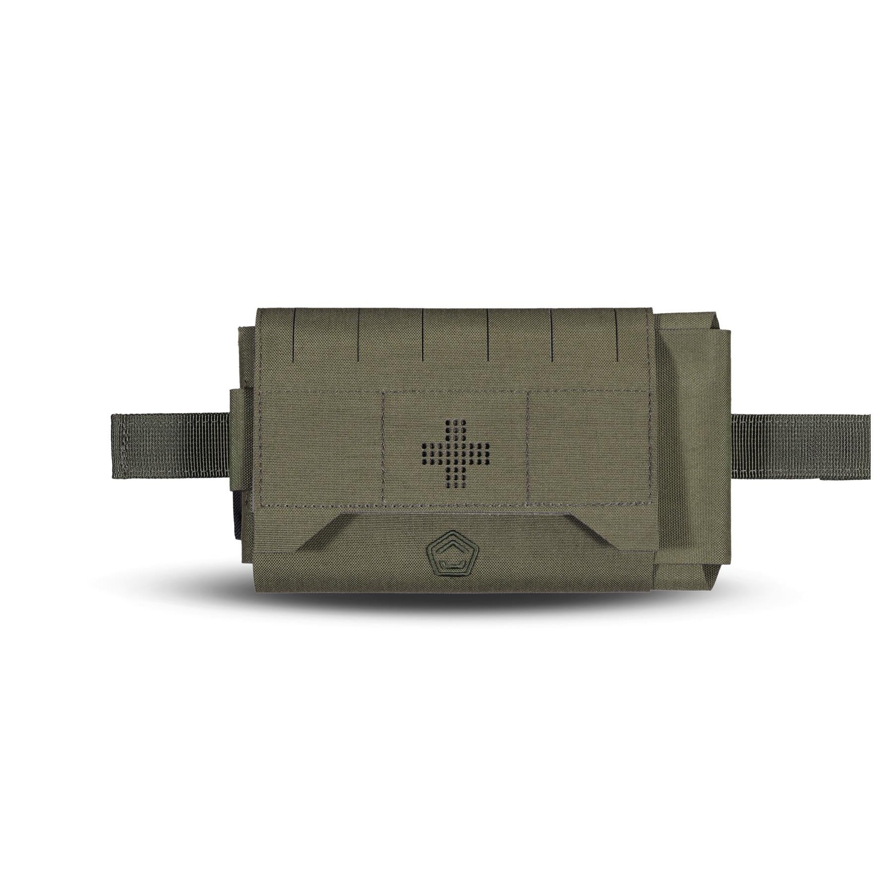 Pouch Amina Horizontal Med Pouch RAL7013 Pentagon Tactical - Răspuns Rapid și Eficiență Maximă