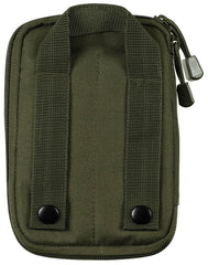Pouch Documente/Telefon Oliv MFH - Buzunar Transparent, Sistem MOLLE