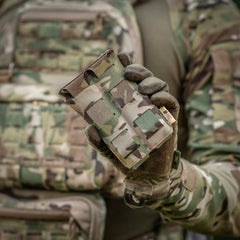 Pouch Dublu Pistol APS M-Tac - Multicam Fixare Rapidă