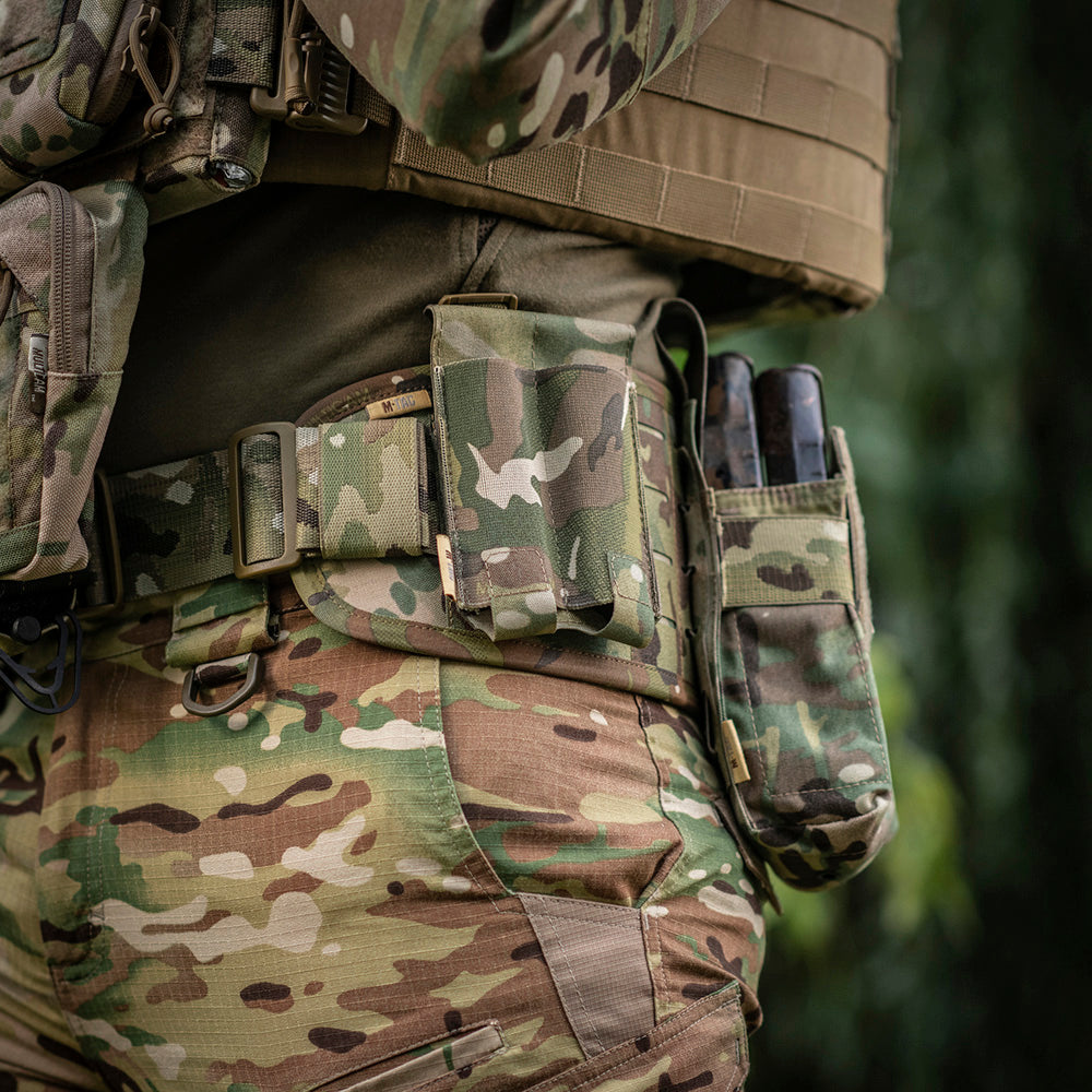 Pouch Dublu Pistol APS M-Tac - Multicam Fixare Rapidă