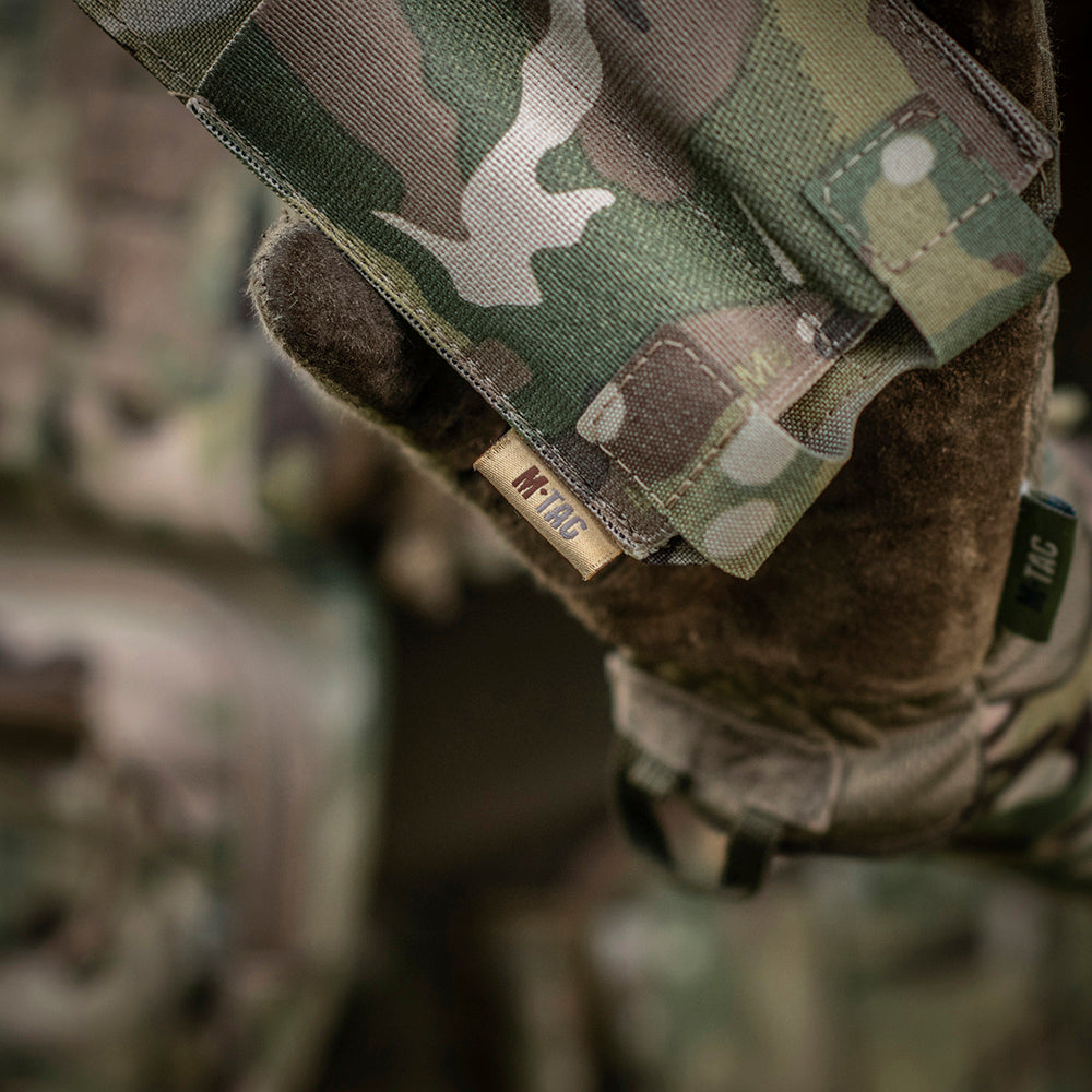 Pouch Dublu Pistol APS M-Tac - Multicam Fixare Rapidă