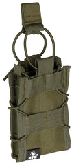 Pouch Magazie Bungee Lock Oliv MFH - Compatibil 5.56, Cadru Rigid