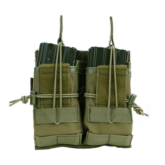 Pouch Magazin Airsoft Dublu Verde military-shop.ro - Acces Rapid & Fiabil
