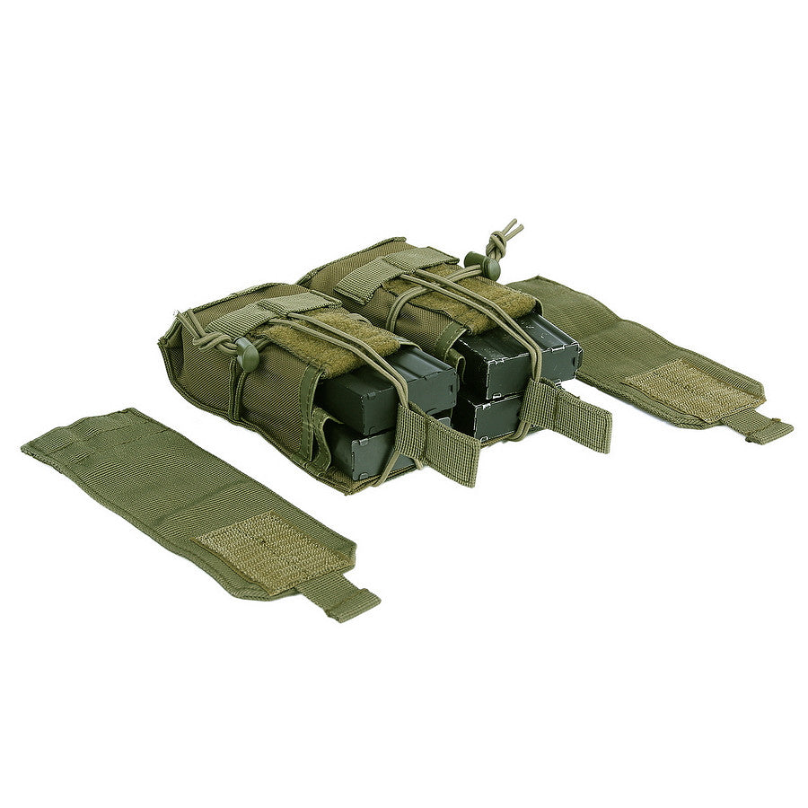 Pouch Magazin Airsoft Dublu Verde military-shop.ro - Acces Rapid & Fiabil