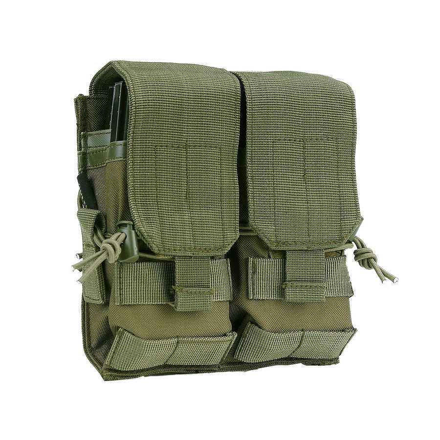 Pouch Magazin Airsoft Dublu Verde military-shop.ro - Acces Rapid & Fiabil