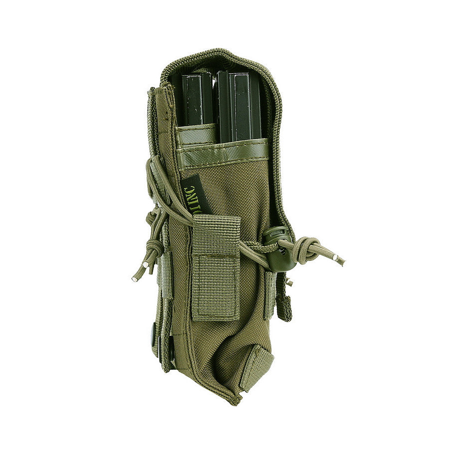 Pouch Magazin Airsoft Dublu Verde military-shop.ro - Acces Rapid & Fiabil