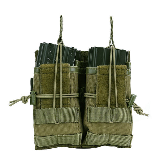 Pouch Magazin Airsoft Dublu Verde military-shop.ro - Acces Rapid & Fiabil