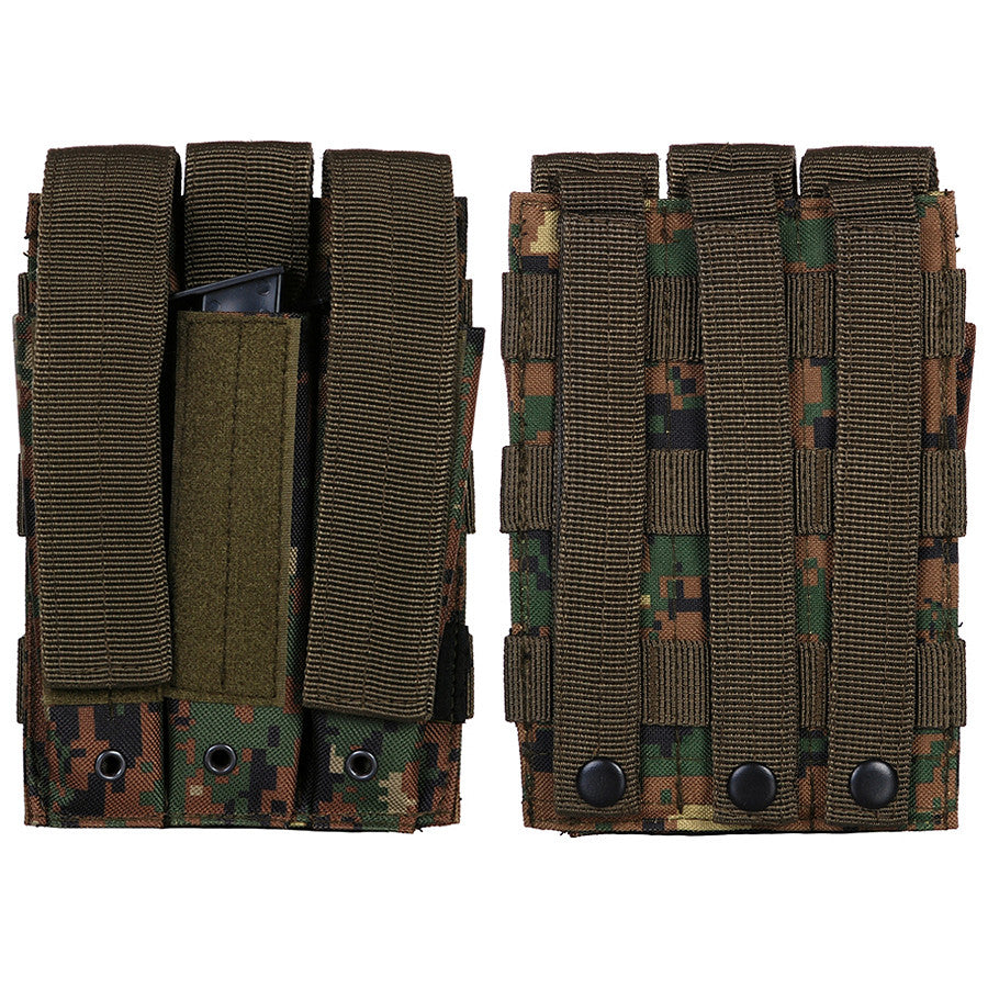 Pouch Molle 3 Magazii Digital Camo - Pregătire Tactică Impecabilă