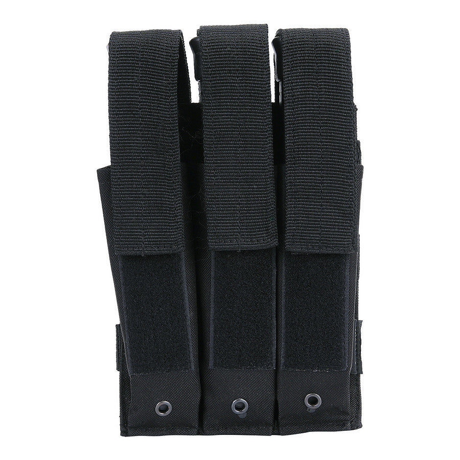 Pouch Molle Side Arm 3 Magazijnen Negru - Acces Rapid & Sigur