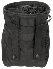 Pouch Recuperare Tuburi MOLLE Negru MFH - Deschidere șnur, 2 Curele MOLLE