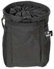 Pouch Recuperare Tuburi MOLLE Negru MFH - Deschidere șnur, 2 Curele MOLLE