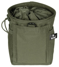 Pouch recuperare tuburi MOLLE Verde Olive MFH - Prindere MOLLE, Deschidere șnur