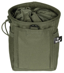Pouch recuperare tuburi MOLLE Verde Olive MFH - Prindere MOLLE, Deschidere șnur