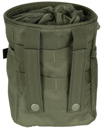 Pouch recuperare tuburi MOLLE Verde Olive MFH - Prindere MOLLE, Deschidere șnur