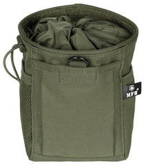 Pouch recuperare tuburi MOLLE Verde Olive MFH - Prindere MOLLE, Deschidere șnur