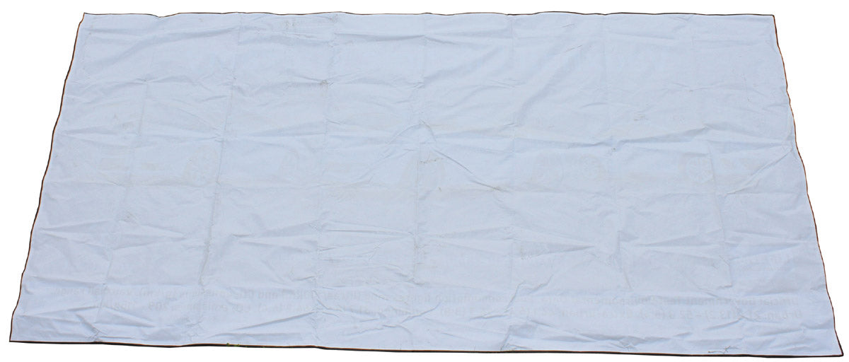 Prelată de Protecție Alb Original - 6,2x3,2m, Margini întărite, Folosită
