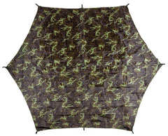 Prelată "Hexagon-Tarp" Camo M 95 CZ MFH - Impermeabilă, Formă hexagonală