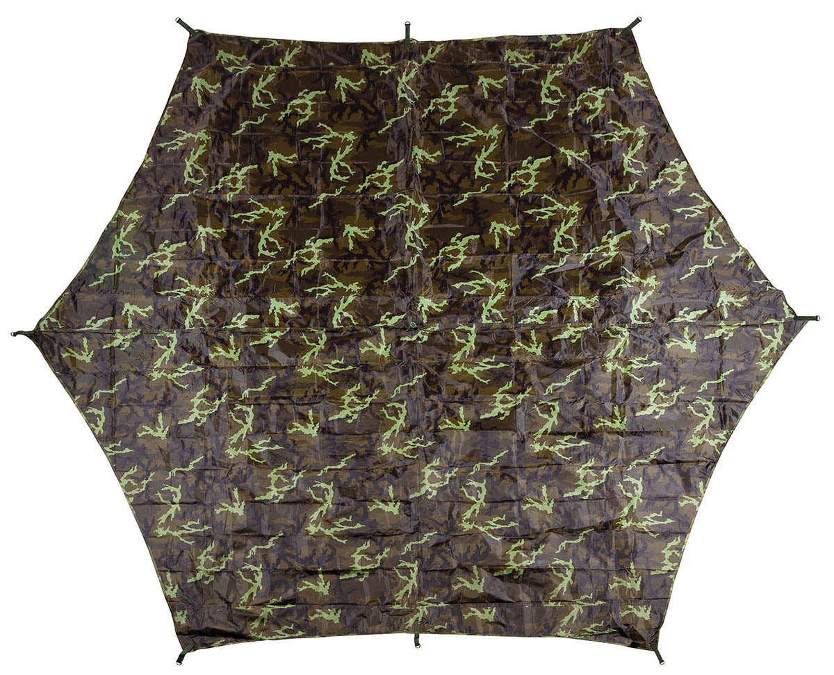 Prelată "Hexagon-Tarp" Camo M 95 CZ MFH - Impermeabilă, Formă hexagonală