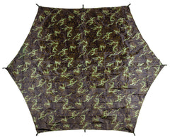 Prelată "Hexagon-Tarp" Camo M 95 CZ MFH - Impermeabilă, Formă hexagonală