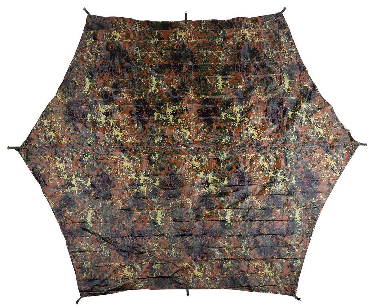 Prelată Hexagon-Tarp Flecktarn MFH - Impermeabilă, pentru hamac