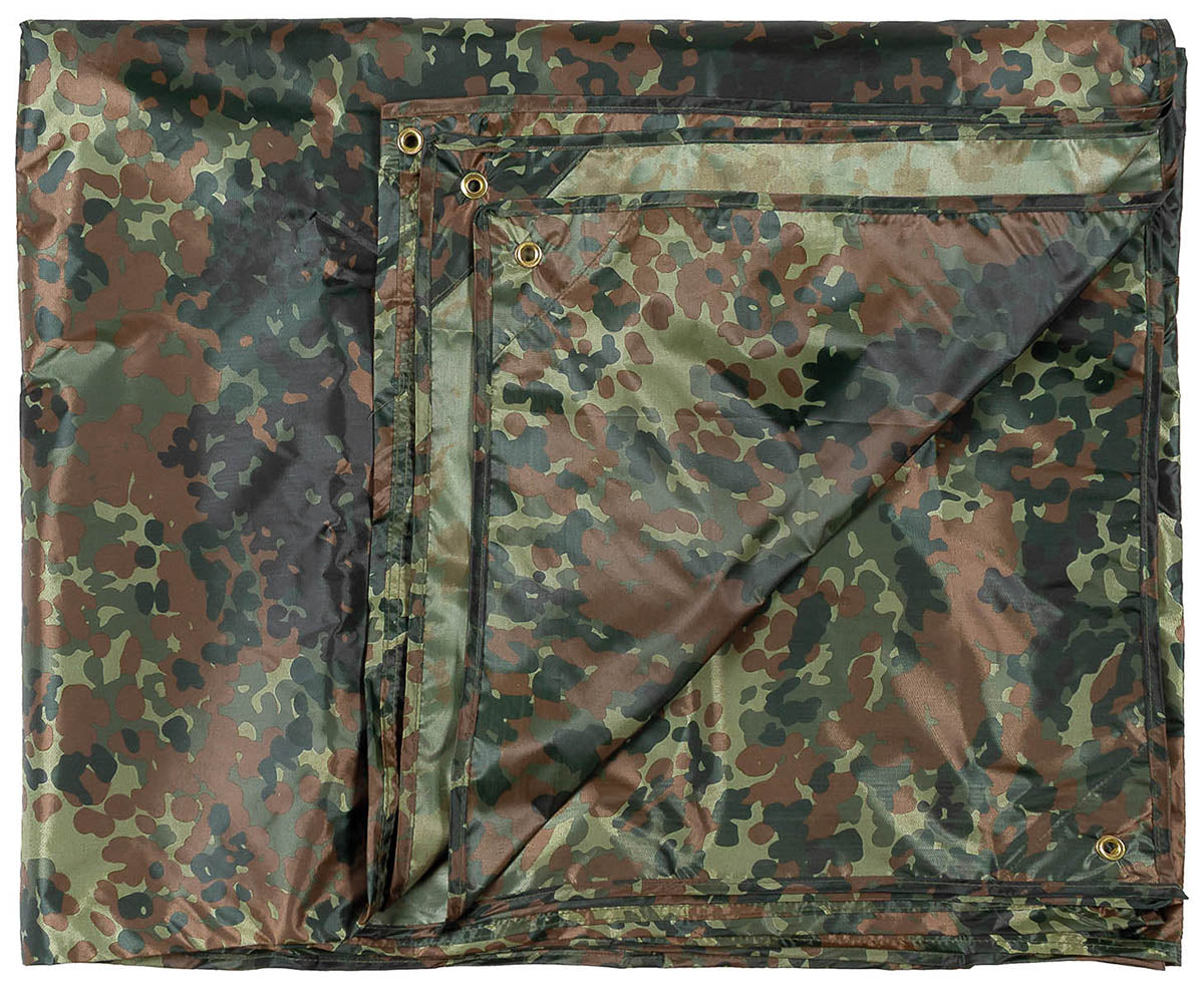 Prelată Mehrzweckplane "Tarp" Flecktarn MFH - Impermeabilă, 200x300 cm