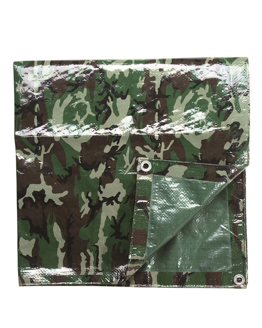 Prelată Mil-Tec – 285 x 400 cm, 100 g/m², Woodland