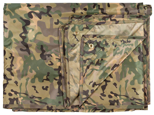 Prelată Tarp Mehrzweckplane Operation Camo MFH - Waterproof, 8 Ocheți
