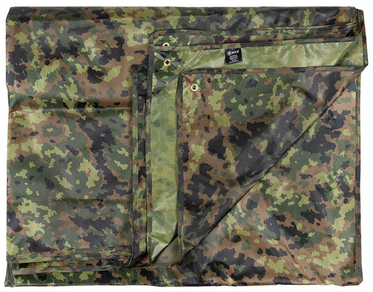 Prelată Tarp Multifuncțional Camuflaj M05 MFH - Impermeabilă, 300x300 cm