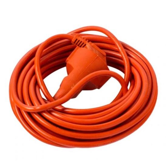 Prelungitor 10m 1 Schuko Cablu 3x1mm OEM - Portocaliu, 2300W - 2