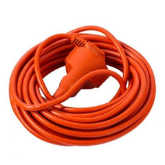 Prelungitor 10m 1 Schuko Cablu 3x1mm OEM - Portocaliu, 2300W - 2