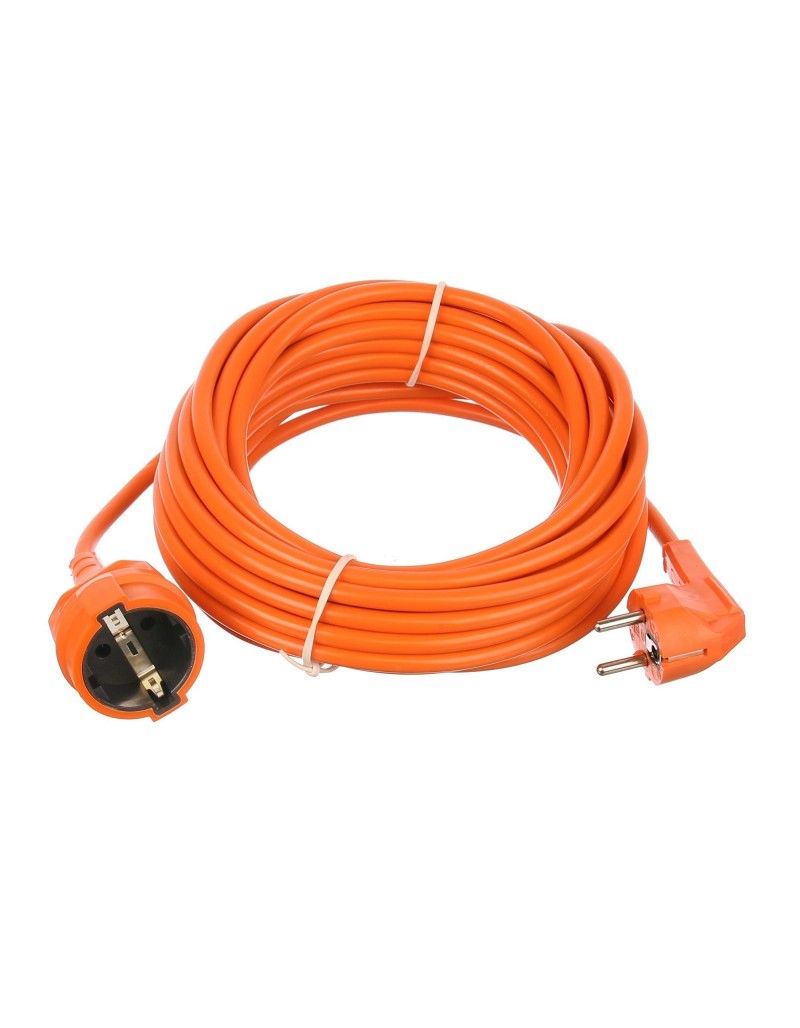 Prelungitor 20m 1 Priza Schuko TED Electric - Portocaliu, 2300W - 3