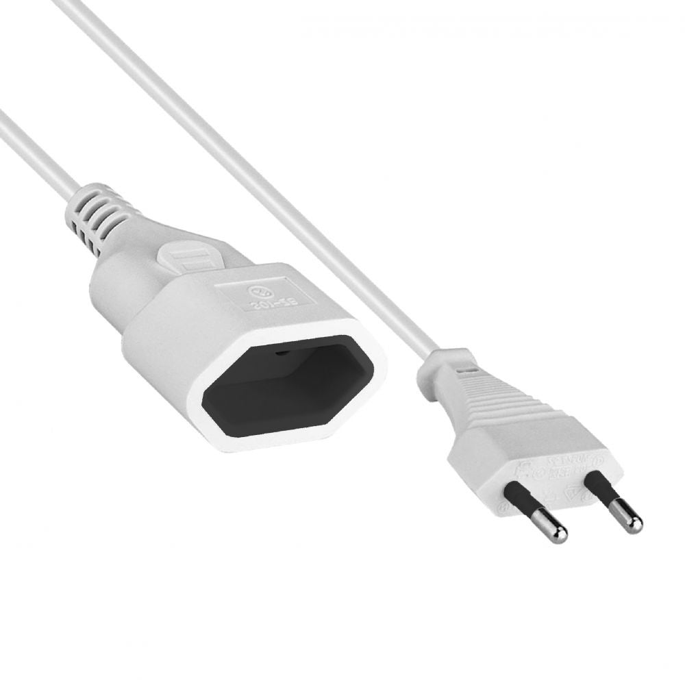 Prelungitor 2m 1 Priza TED Electric - Alb, Compact si Esential - 2