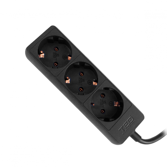 Prelungitor 3 Schuko 5m TED Electric - 3x1.5mm, 3680W, Sigur si Fiabil - 2