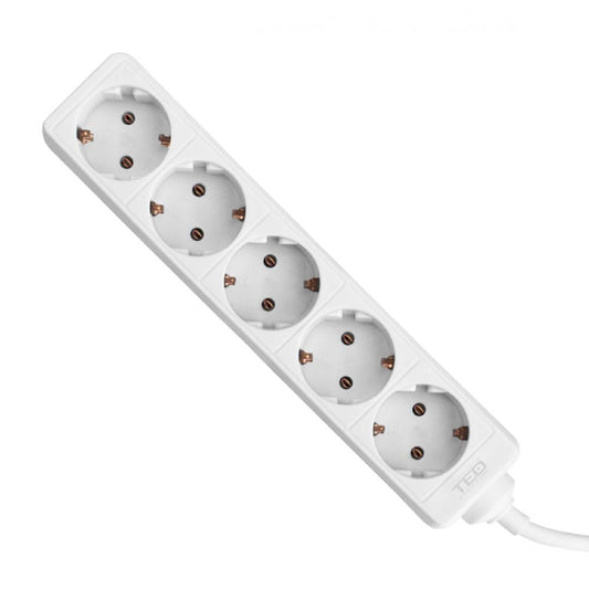 Prelungitor 5 Prize Schuko 3m TED Electric - Alb, 3680W, Siguranță - 2